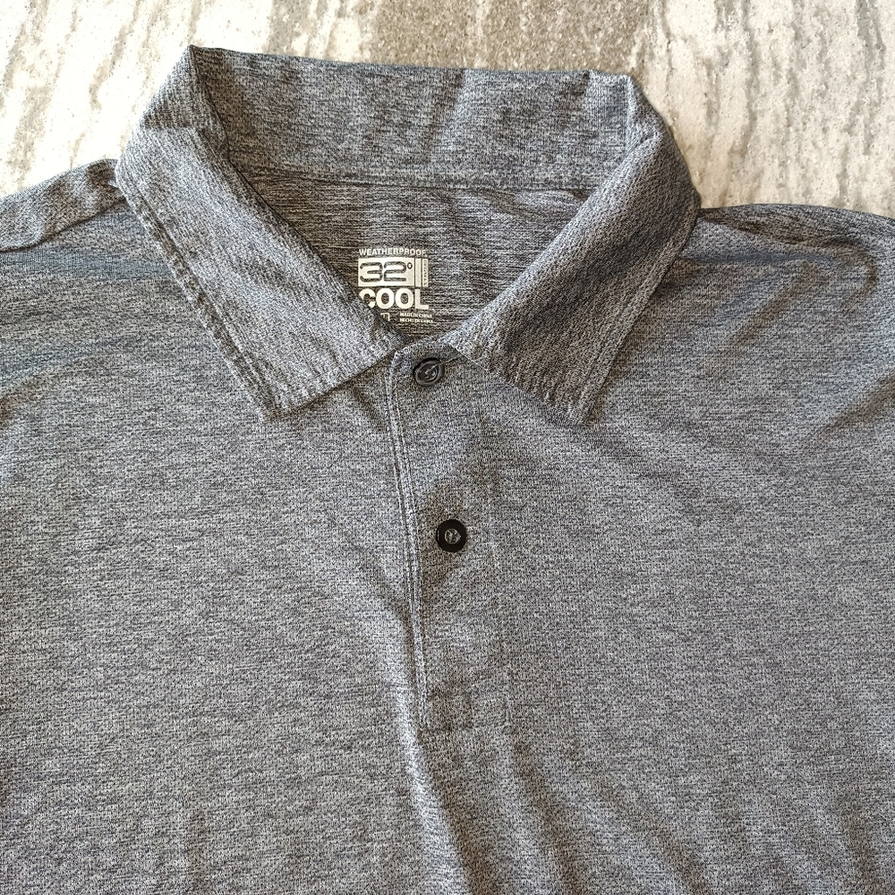 32° Cool Men's WEATHERPROOF Polo Shirt Size Large